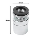 AquaFlex – 360° verstellbarer Wasserhahnaufsatz mit zwei Sprühmodi