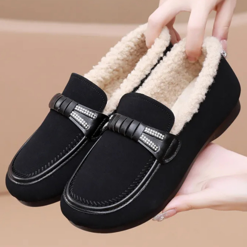 Anna - Freizeitschuhe mit warmem Fellfutter und rutschfester Sohle