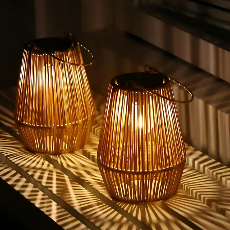 SolarGlow – Solarlaternen für den Außenbereich mit einzigartigem Design und warmem Licht
