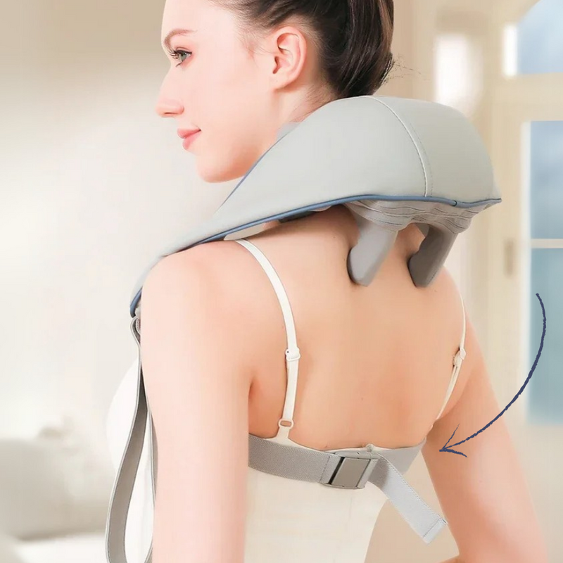 NeckTasia – Nackenmassagegerät für tiefe Entspannung zu Hause und Büro