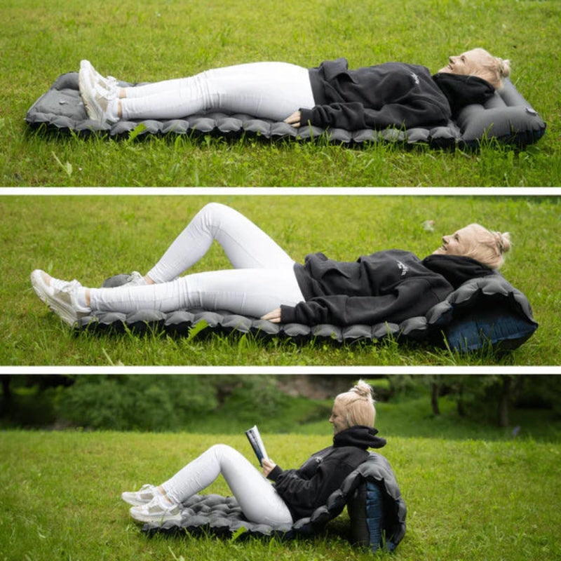QuickRest – Schnellaufblasende Luftmatratze mit integriertem Kissen fürs Camping