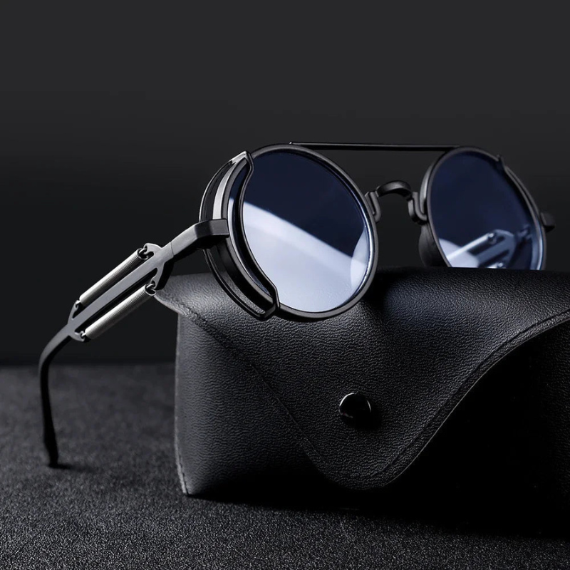 VibeShade – Moderne Sonnenbrille mit rundem Rahmen und UV Schutz