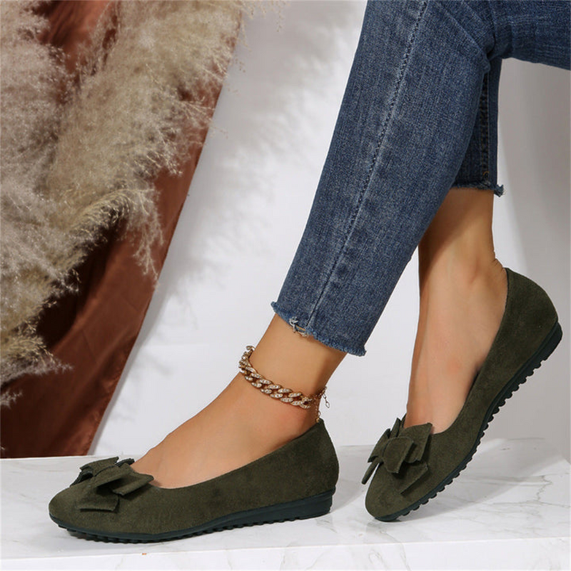 Emilia – Stylische Flache Schuhe mit rutschfester Sohle und runder Spitze