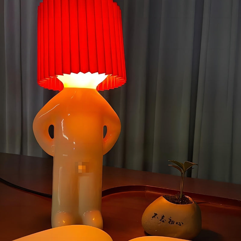 BrightFold - Einzigartige plissierte LED Tischlampe für dekorative Beleuchtung und gemütliche Atmosphäre