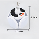 SolarGlow - Solarbetriebene Außenleuchte mit USB Aufladung und mehreren Modi