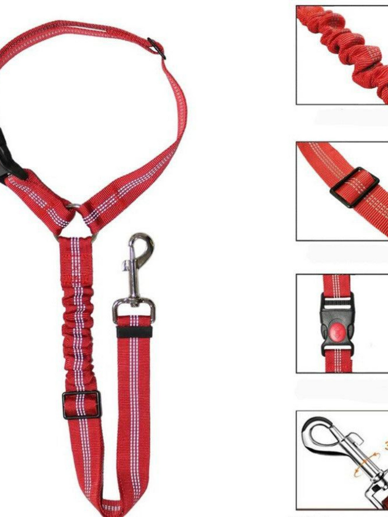 TailLock – Verstellbarer elastischer Hunde Autosicherheitsgurt für Sicherheit und Komfort