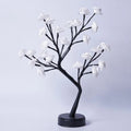 RoseAura – LED Rosenblütenbaumlampe mit flexiblen Zweigen und USB Stromversorgung