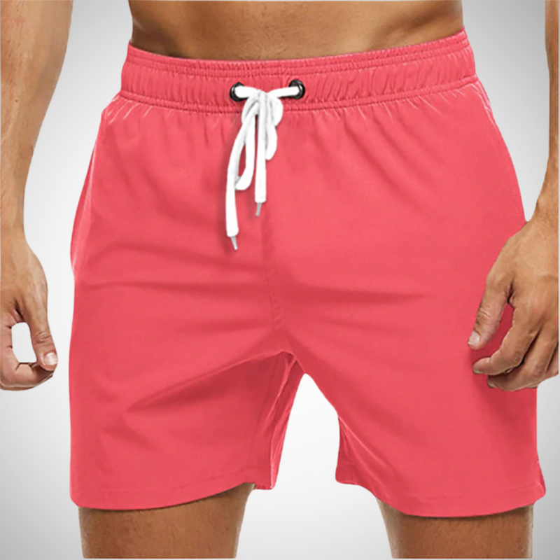 Walter – Leichte Kurze Hosen mit Kordelzug elastischem Bund und Taschen