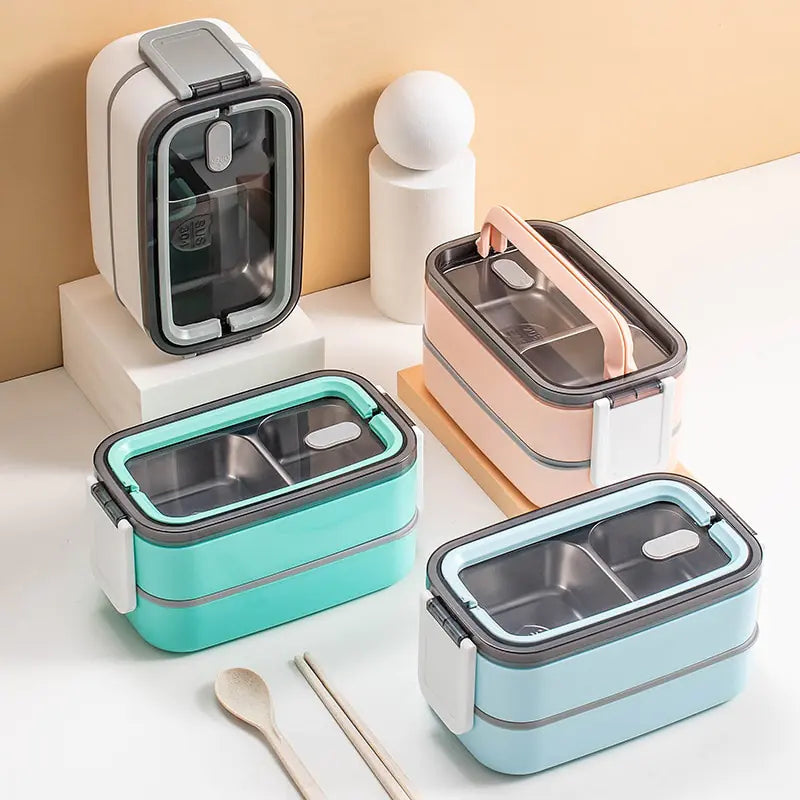 MealMate – Kompakte zweilagige Lunchbox zum einfachen Verpacken von Mahlzeiten