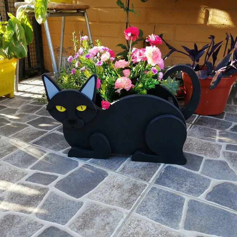 KittyBloom – Blumentöpfe in Katzenform für den Garten als Dekoration für drinnen und draußen