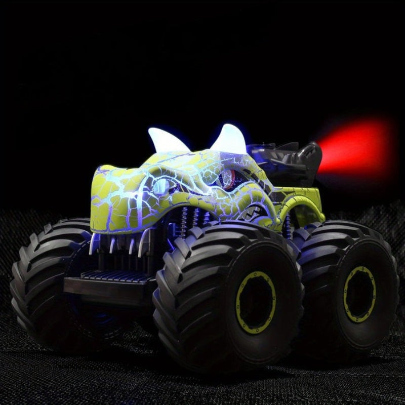 RexRacer – Ferngesteuerter RC Stunt Monstertruck mit Licht und Raucheffekten