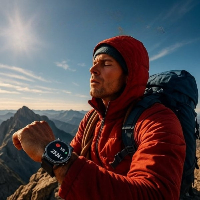 Dominik – GPS-Wander Smartwatch mit Notfallalarm und Im Freien Tracking Funktionen