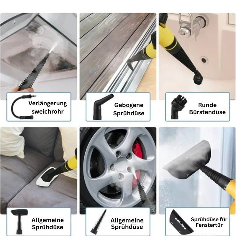 CleanBlast – Multifunktionaler Dampfreiniger für kraftvolle chemiefreie Reinigung
