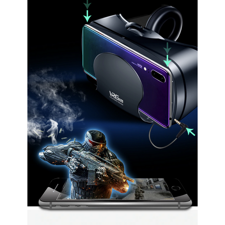 VRVision - Intelligente VR Brillen Mit integrierter Kopfhörer