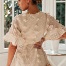 Annika - Vielseitiges Minikleid Mit Kurzen Ärmeln