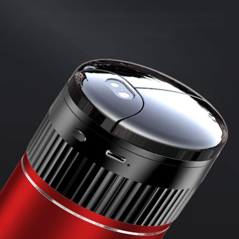 SmokeSeal – Smart Touch Autoaschenbecher mit USB Ladefunktion und Rauchclip