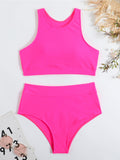 Vanessa – Bequemer zweiteiliger Bikini Badeanzug mit athletischem Schnitt