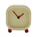 TimeForm – Minimalistischer quadratischer Tischwecker mit modernen stillen Motiven