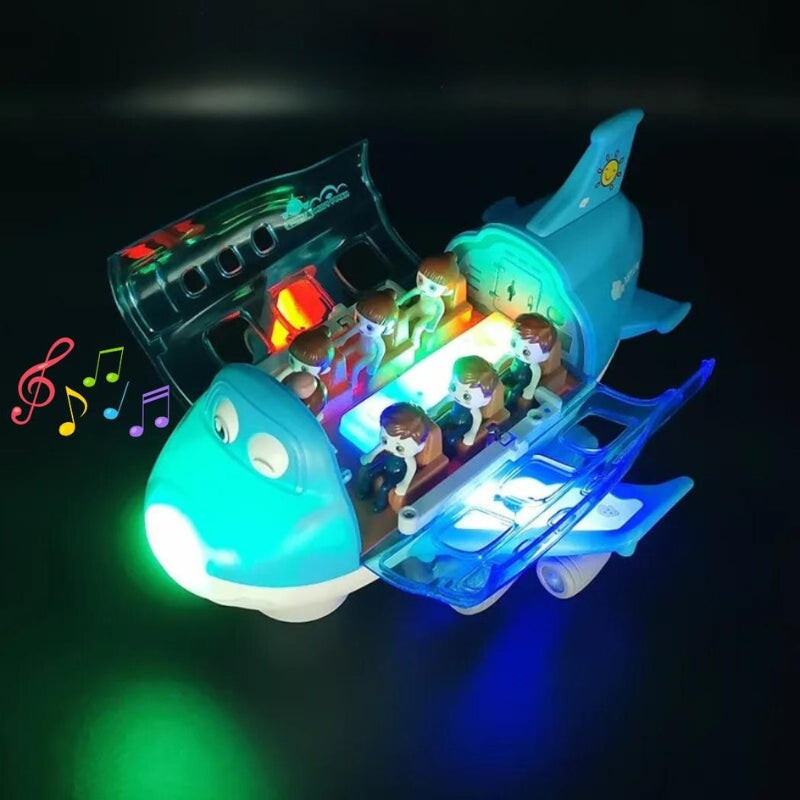 SkyVibe – Elektrisches rotierendes Flugzeugspielzeug mit Musiklichtern