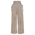 Zianah – Modische Hohe Taille Weites Bein Hose mit lockerer Passform