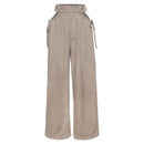 Zianah – Modische Hohe Taille Weites Bein Hose mit lockerer Passform