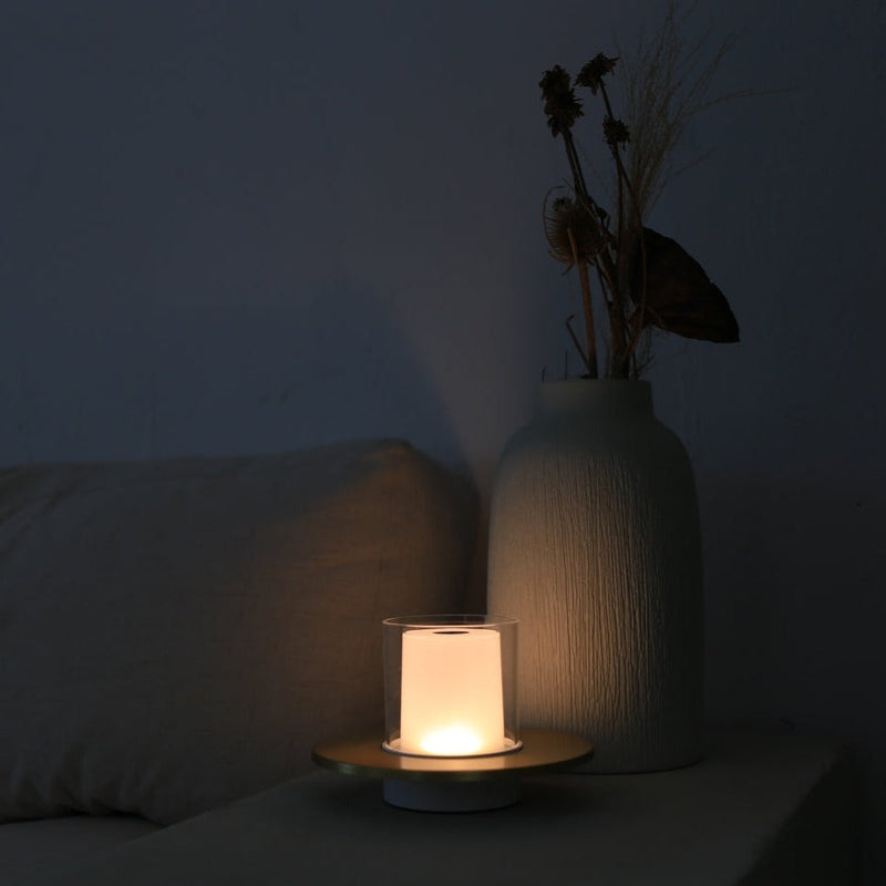 LumiGlow - Kabellose Leuchterlampe mit einstellbarer Helligkeit für den Innen und Außenbereich