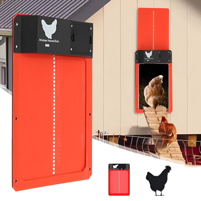 CluckShield – Automatischer Türschließer mit Lichtsensor für Hühnerställe