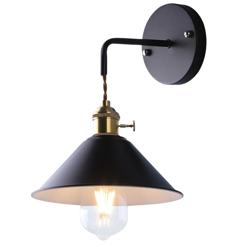 RetroLume – Retro-Wandleuchte mit anpassbarer Beleuchtung und klassischem Stil
