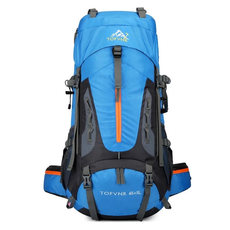 TrekPack – Wasserdichter Camping Rucksack mit großem Fassungsvermögen und verstellbarem Schultergurt