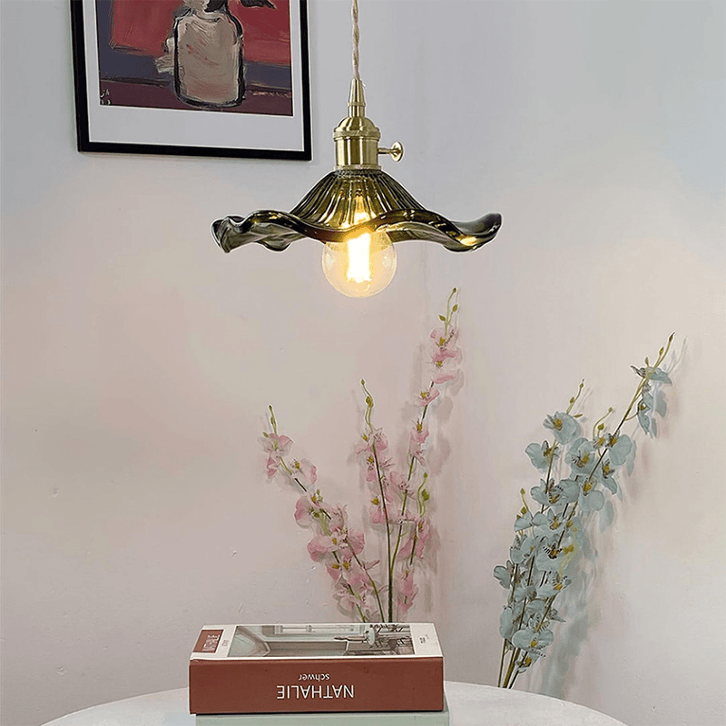 FloraGlow - Elegante blumige LED Pendelleuchte mit künstlerischem Gestaltung für stilvolle Innenräume