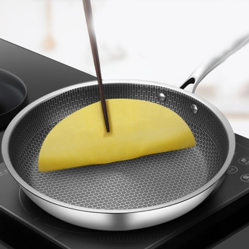 CookGlide – Antihaft Bratpfanne mit Wabenmuster zum Erhitzen und einfachen Reinigen