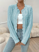 Yasmine - Stylische Strickjacke mit Knopfleiste und langen Ärmeln