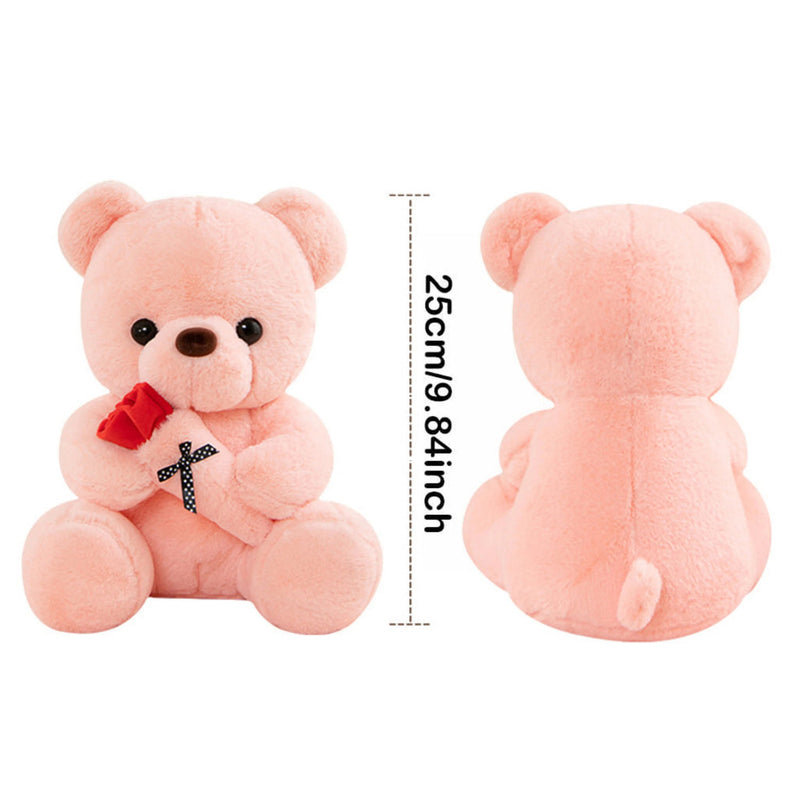 RoseCuddle - Rosen Teddybär mit handgefertigtem Entwerfen
