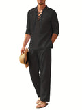 Carl – Zweiteiliges Satz mit Langarmshirt und Lockere Passform Hose