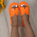 Tilana - Bequeme Flip Flops Sandalen mit dickem Boden und rutschfester