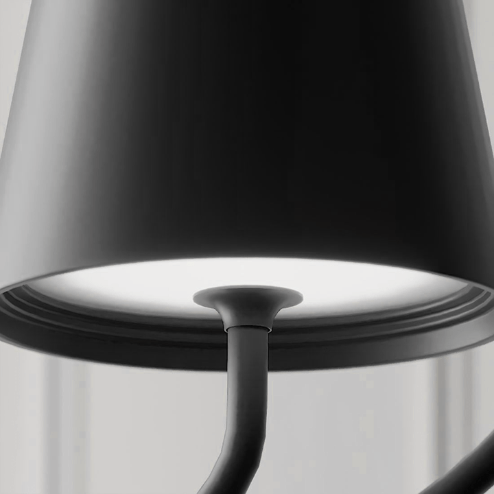 LumiNest - Wiederaufladbare LED Hängelampe mit Touch Dim für den Innen und Außenbereich