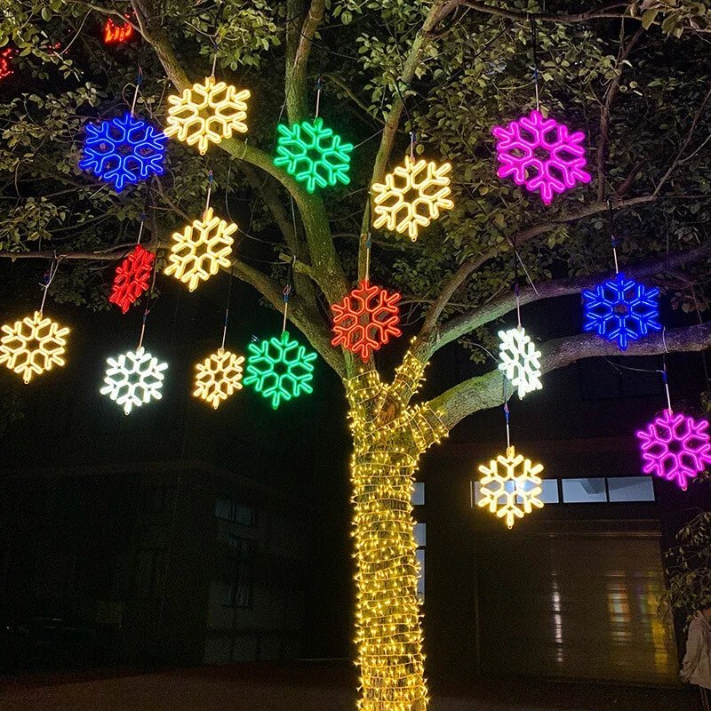 SnowGlow – Schneeflocken LED Lichter mit sanftem Schein für eine einzigartige Dekoration