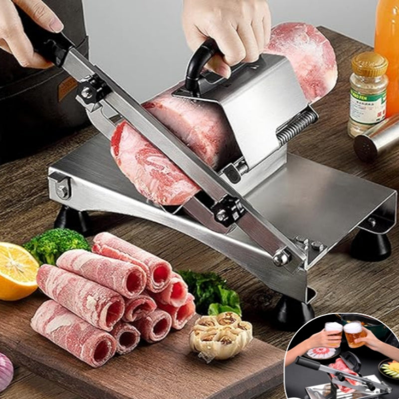 SlicePro – Multifunktionale kompakte Küchenschneidemaschine für Fleisch