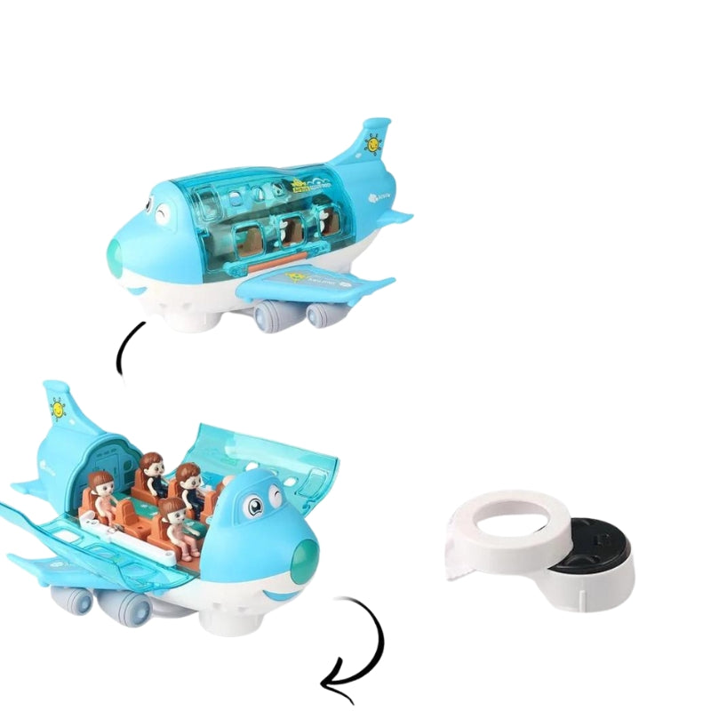 SkyVibe – Elektrisches rotierendes Flugzeugspielzeug mit Musiklichtern