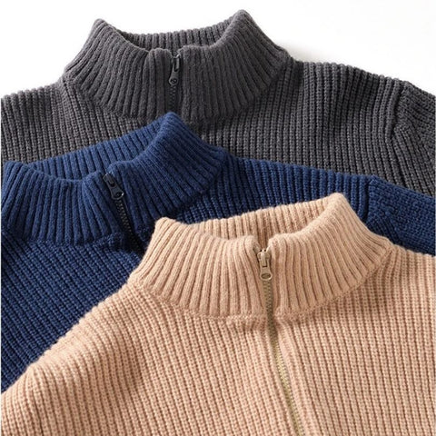 Otto - Warm Langärmelig Pullover Mit Reißverschluss