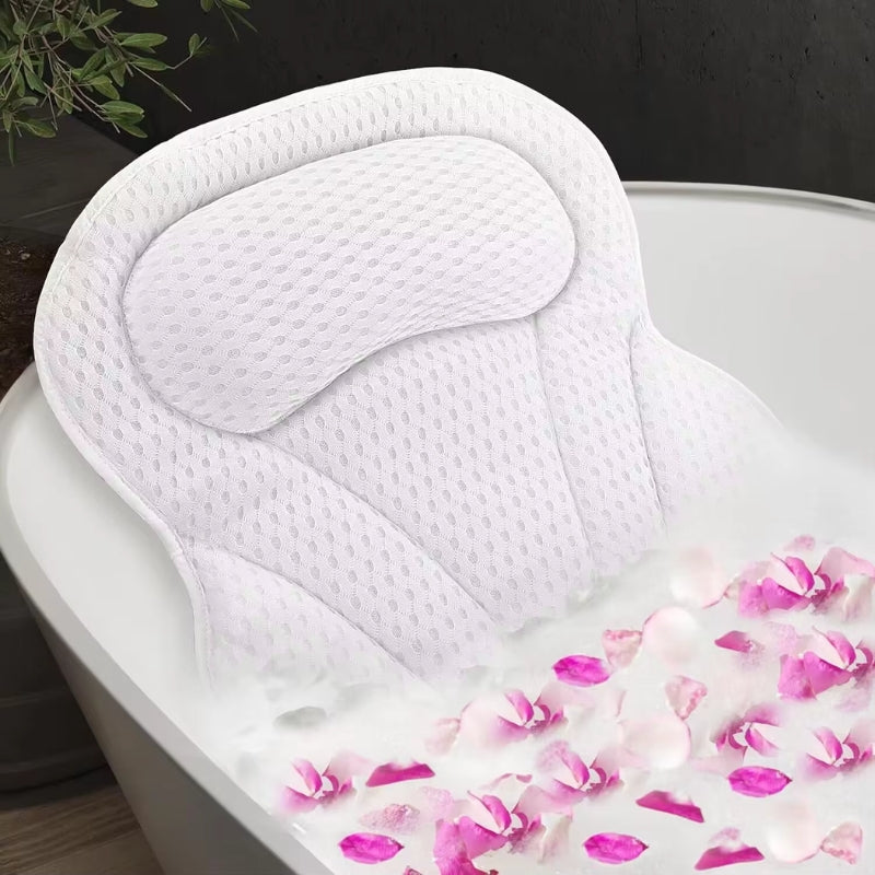 BathaLoom – Luxuriöses Badewannenkissen mit Nacken- und Rückenstütze