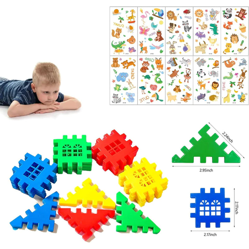 BlockCraft – Kreatives Bausteinset für Kinder zum Entwerfen Bauen und Erforschen von Strukturen