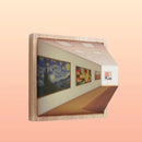 ArtLume - Wandmontiertes Mallicht im 3D Stil mit optischem Effekt und LED Leuchten