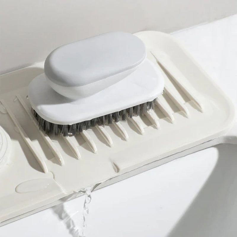 DryNest – Schnelltrocknende Wasserhahn Spritzschutzmatte für trockenere Spülbeckenbereiche
