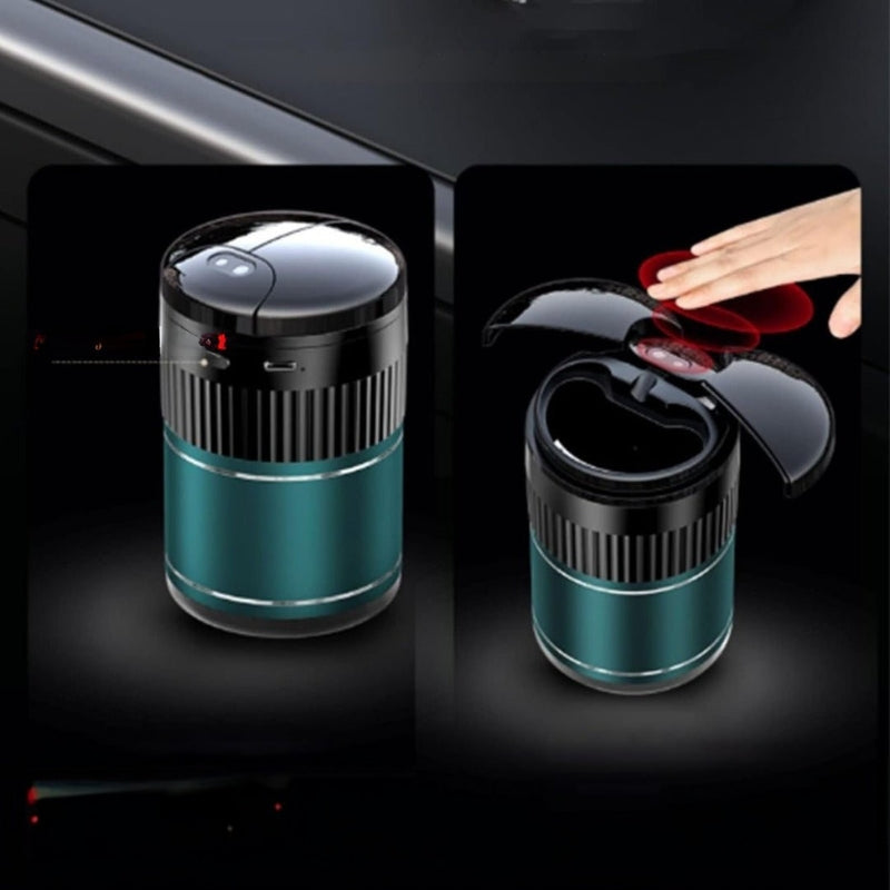 SmokeSeal – Smart Touch Autoaschenbecher mit USB Ladefunktion und Rauchclip
