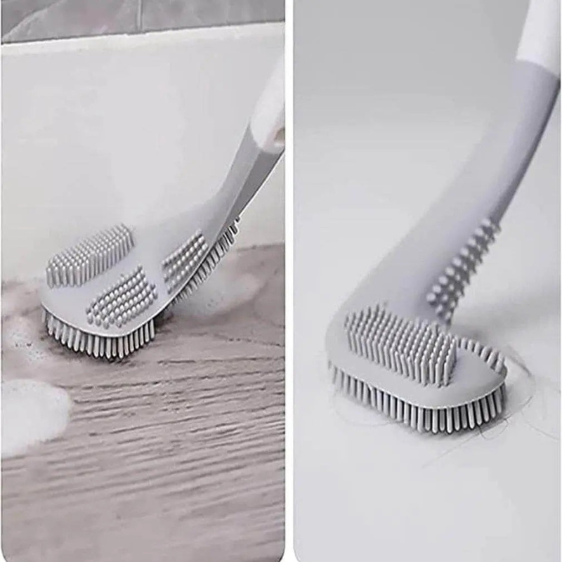 BrushTee – Golfkopf Toilettenbürste mit langem Griff und Wandhaken