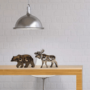 WoodArt - 3D Kreative Tierschnitzerei Handgemachtes Dekoratives Geschenk für Heim und Büro