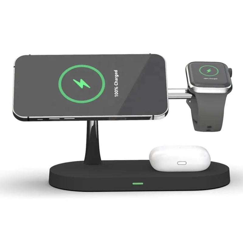 ChargeXpert – 3 in 1 Kabellose Ladestation für Uhr und AirPods