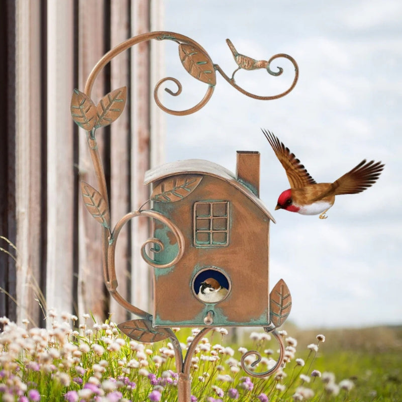 BirdHaven – Dekoratives Vogelhaus und Vogelfutterspender für den Garten