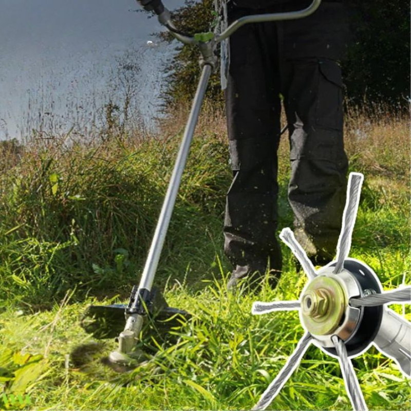 TrimForce – Hochleistungs Rasentrimmer-Drahtrad für effiziente Unkrautentfernung